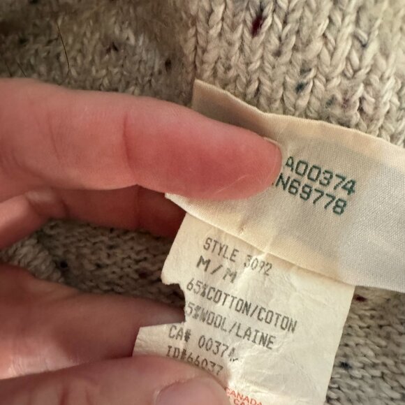 Men's Size Medium Northern Reflections Pullover High Neck Sweater - Picture 4 of 4